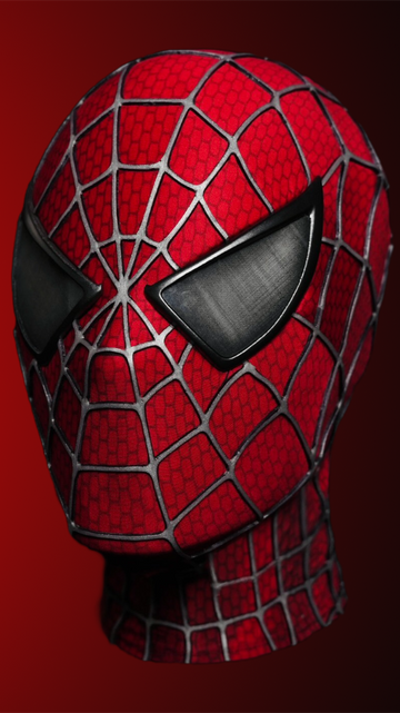 Sam Raimi Spidey Mask (چوڭلار) يۈز قېپى ۋە 3D كاۋچۇك تورى ، تاقىغىلى بولىدىغان كىنو تەشۋىقات نۇسخىسى