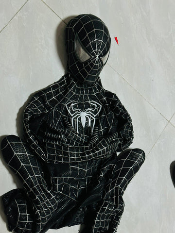 Spidey3 Venom كاستيۇم ، يۈز قېپى ۋە SAM RAIMI TOBEY نۇسخىسى يۈز قېپى ۋە 3D كاۋچۇك تور كىنو تەشۋىقات نۇسخىسى (تاقىغىلى بولىدۇ)