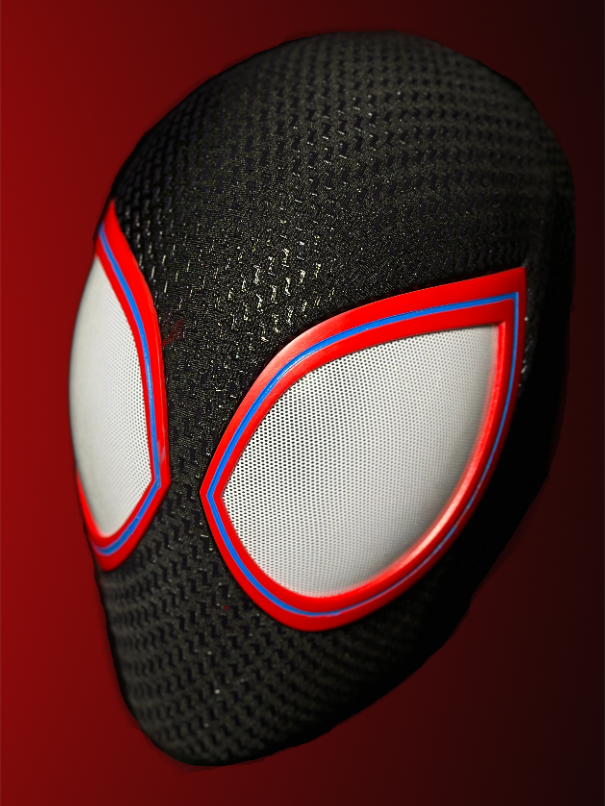 V2  Across The Spidey-Verse Miles Morales Spidey mask (Big Lenses)